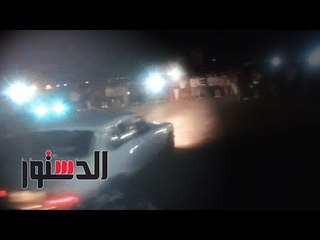 الدستور | سيارات تغلق الطريق السريع للدخول في سباقات بطنطا