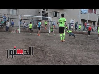 الدستور | أول طفل يلعب الكرة دون قدمين: أحلم بلقاء صلاح وحضور مباراة في ليفربول