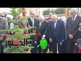 الدستور | وزير التعليم وسفير اليابان يشاركان تلاميذ القليوبية فى زراعة الأشجار