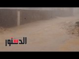 الدستور | هطول أمطار غزيرة بشوارع وميادين مطروح
