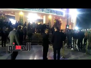 الدستور | ضباط وقيادات الداخلية يشاركون في عزاء الشهيد مصطفى عبيد