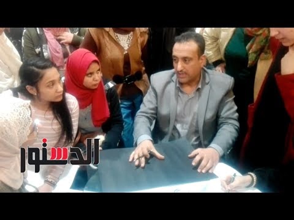 الدستور | في معرض الكتاب.. جناح الأزهر يحتفي بروداه على طريقته الخاصة