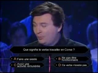 Qui veux gagner des  millions corse