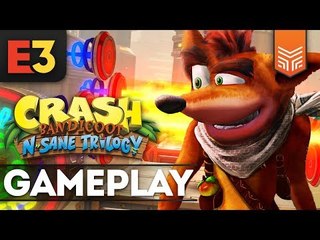 CRASH BANDICOOT NO XBOX ONE: GAMEPLAY EXCLUSIVO