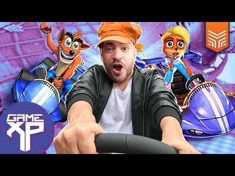 CORREMOS DE KART COM O CRASH BANDICOOT