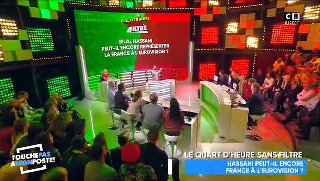 Face à Cyril Hanouna, malgré la polémique, Bilal Hassani confirme qu'il ira représenter la France à Tel Aviv et J'en suis très heureux