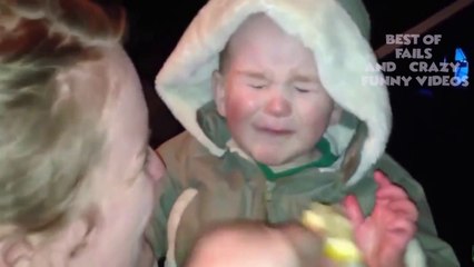 TRY NOT TO LAUGH ! Babies Eating Lemons for the First Time Compilation (2019 HQ )