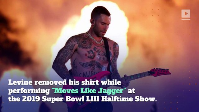 Janet Jackson Fans Question Adam Levine's Shirtless Super Bowl Performance
