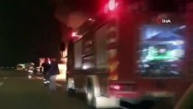 İzmir'de otobüs alevlere teslim oldu