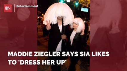 Maddie Ziegler Plays Dress Up With Sia