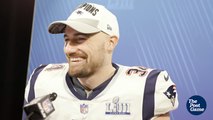 Rex Burkhead Tries His Best with Spanish After Super Bowl LIII