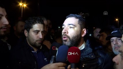 Uber sürücülerinden darbedildiği iddia edilen meslektaşlarına destek eylemi - İSTANBUL