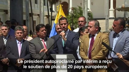 Guaido remercie les Vénézuéliens de lutter pour la démocratie