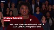 Stacey Abrams Delivers Rebuttal To Trump: 'America Is Made Stronger By The Presence of Immigrants, Not Walls'