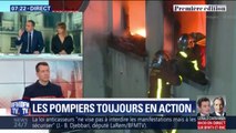 Incendie à Paris: les sapeurs-pompiers 