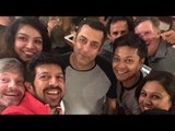 Salman khan's house party with sooraj pancholi, sunil shetty & other celebrities at Galaxy apartment