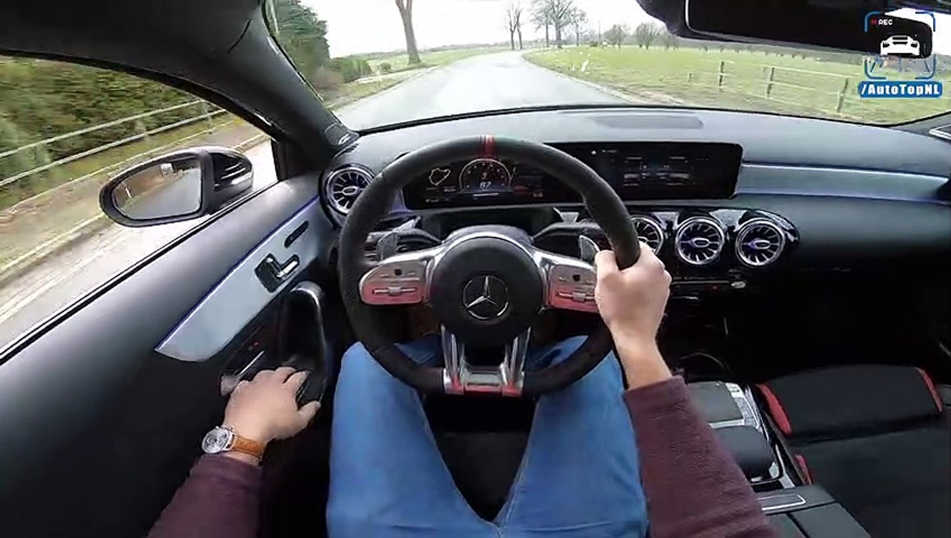 2019 Mercedes AMG A35 4Matic POV Test Drive by AutoTopNL