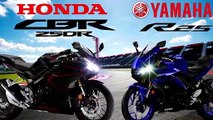 New Honda CBR250RR Model 2019 Compare Details With Yamaha R25 Model 2019 | Mich Motorcycle