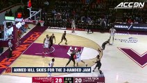 Virginia Tech's Ahmed Hill Skies For The 2-Hand Jam