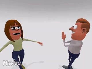 wife and husband dance with crazy laghing romance