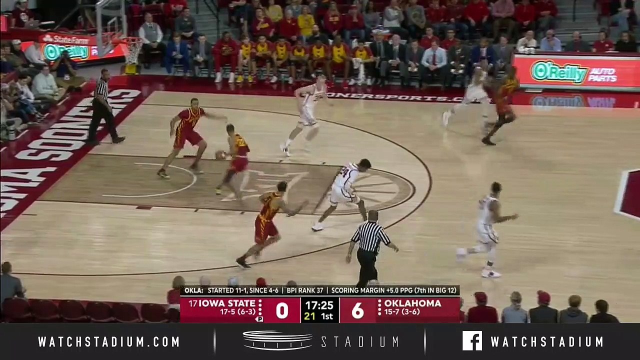 No. 17 Iowa State vs. Oklahoma Basketball Highlights (2018-19)