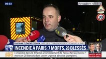 L'incendie dans un immeuble à Paris n'est toujours 