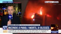 Incendie à Paris: le premier adjoint à la mairie rapporte que le feu se serait propagé du 7e ou 8e étage