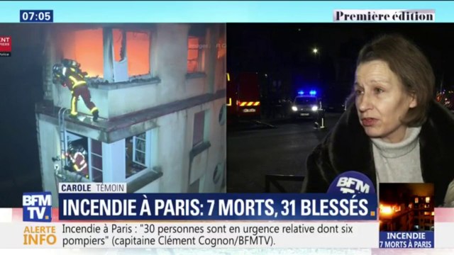 Incendie à Paris: cette femme témoigne d'une énorme colonne de fumée noire