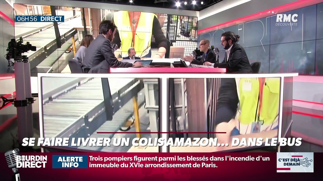 La chronique d'Anthony Morel : Se faire livrer son colis Amazon pendant son trajet dans le bus - 05/02