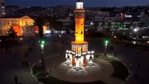 İzmir'in tarihi saat kulesi aslına uygun yenileniyor