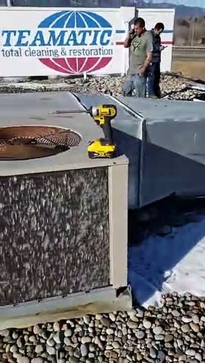 Apex Restoration & Roofing: Commercial Roof Tear Off Day 1 at the Divine Spirit Baptist Church