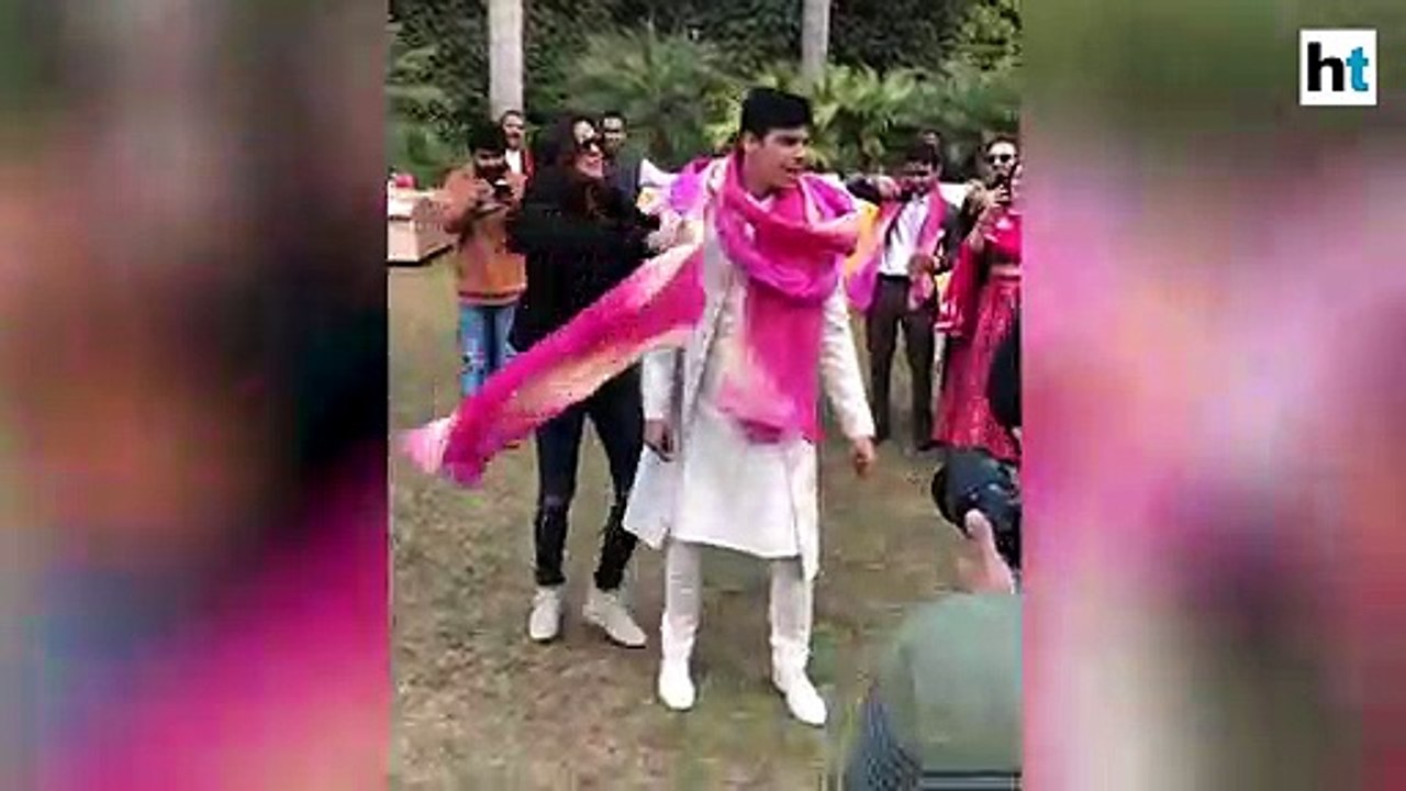 Sushmita Sen dances to Chunari Chunari at nephew's wedding