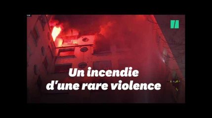 Download Video: L'incendie à Paris a été filmé par les Sapeurs pompiers