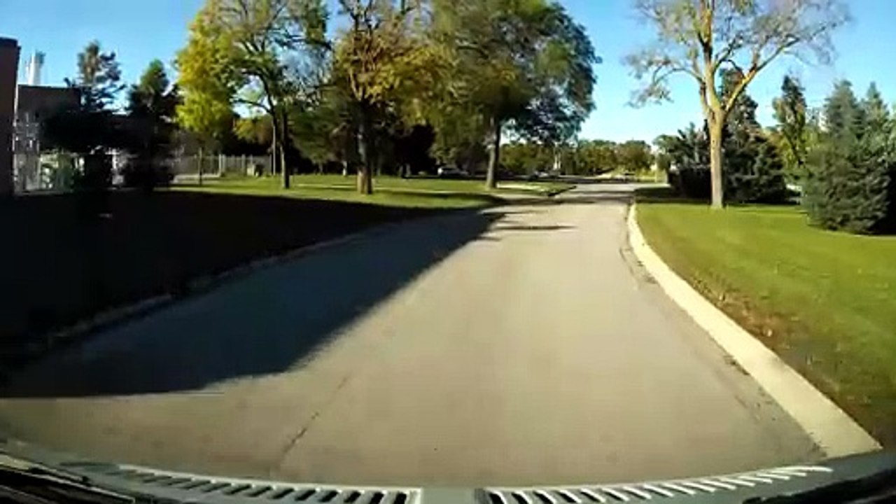 Van Crashes into Turning Police Car