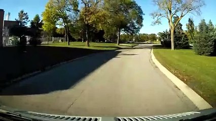 Van Crashes into Turning Police Car