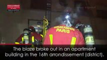 Several killed and injured in huge fire in Paris