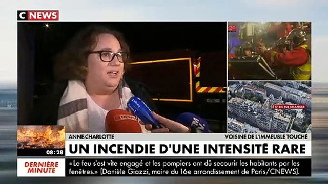 Incendie à Paris : Témoignage d'une voisine qui a assisté au sauvetage de plusieurs personnes durant l'incendie du 5 Février