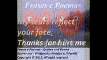 My tears reflect your face, thanks for hurt me [Quotes and Poems]