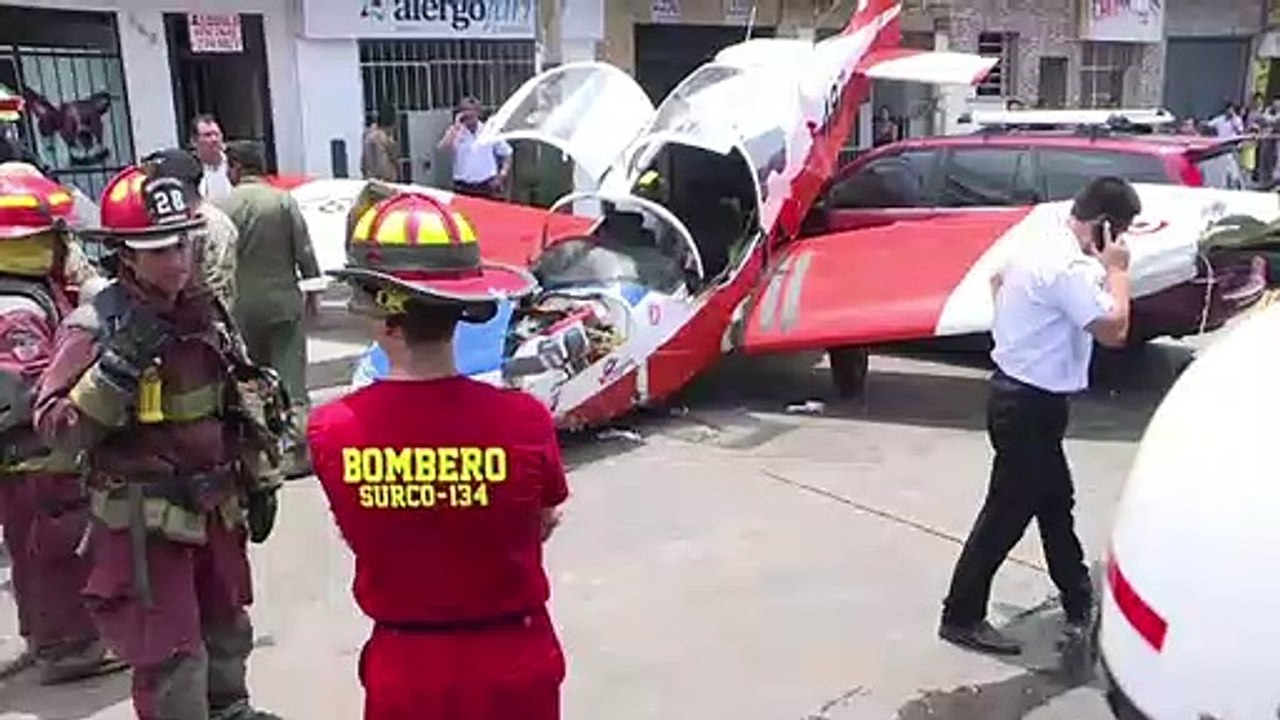 Flugzeugabsturz in Lima - Notlandung mitten in der Stadt