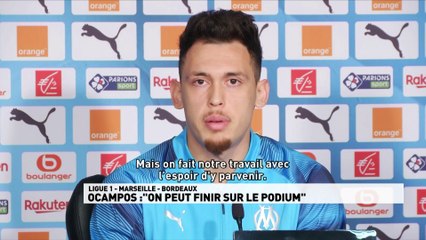 Ocampos : "On peut finir sur le podium"