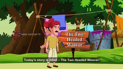 The Two Headed Weaver  And Tree God | Panchatantra English Moral Stories For Kids | Maha Cartoon TV English
