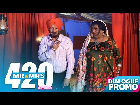 MR & MRS 420 RETURNS - Dialogue Promo | Jaswinder Bhalla , Karamjit Anmol | Rel. on 15 August