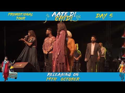 Promotional Tour - Aate Di Chidi, Neeru Bajwa , Amrit Maan | Tashan Nites | Punjabi Film 2018
