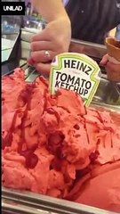 Vous pouvez maintenant acheter de la glace au goût du ketchup