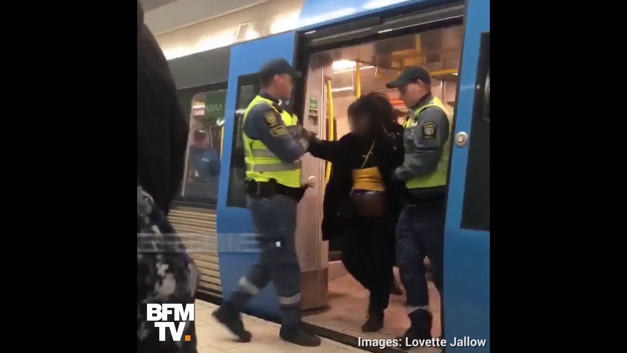 À Stockholm, cette femme enceinte a été sortie de force du métro… et son arrestation fait polémique