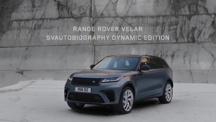 Download Video: Range Rover Velar - SVAutobiography Dynamic Edition - film