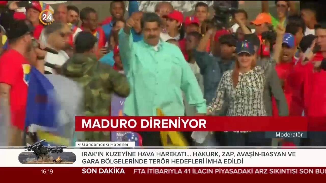 Maduro direniyor