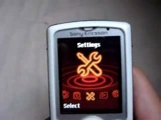Menu flash w810i w810 sony Ericsson