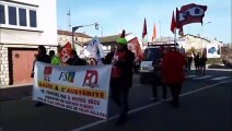 Bar-le-Duc : manifestation des gilets jaunes et des syndicats