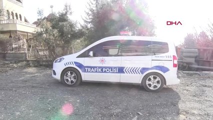 Hafriyat Kamyonu Evin Bahçesine Devrildi